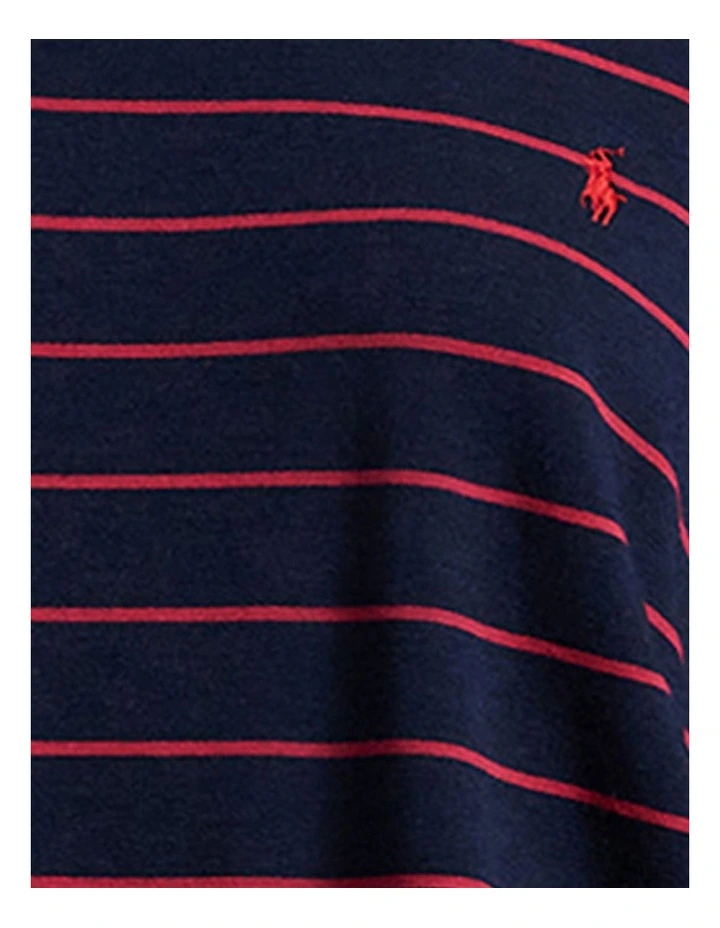 Club Terry Striped Cotton Tee & Boxer Short Pyjama Set image 7