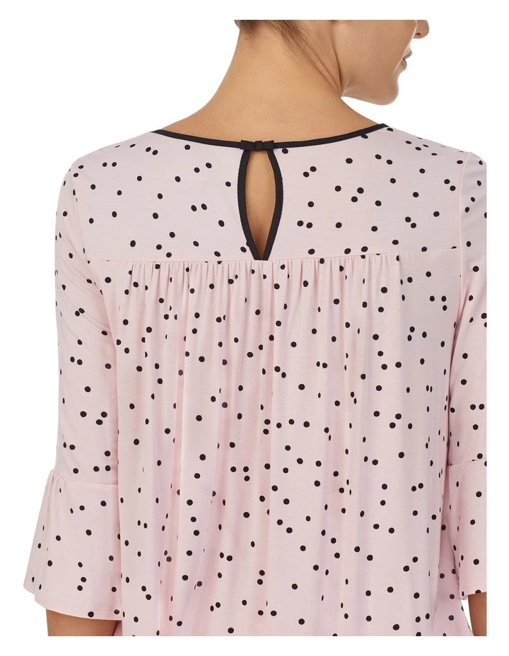 Modal Jersey 3/4 Sleeve Cropped Long Pyjama Set image 5