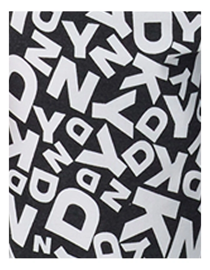 Logo Print Cotton Jersey Short Sleeve T-Shirt & Pant Pyjama Set image 5