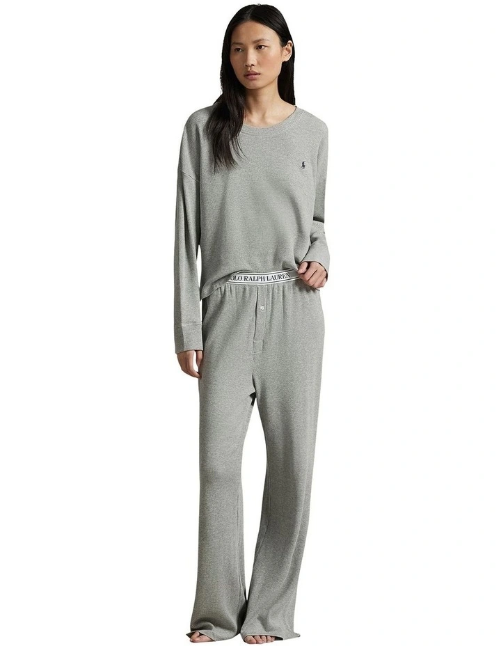 Club Waffle Long Sleeve Cotton Pyjama Set image 1
