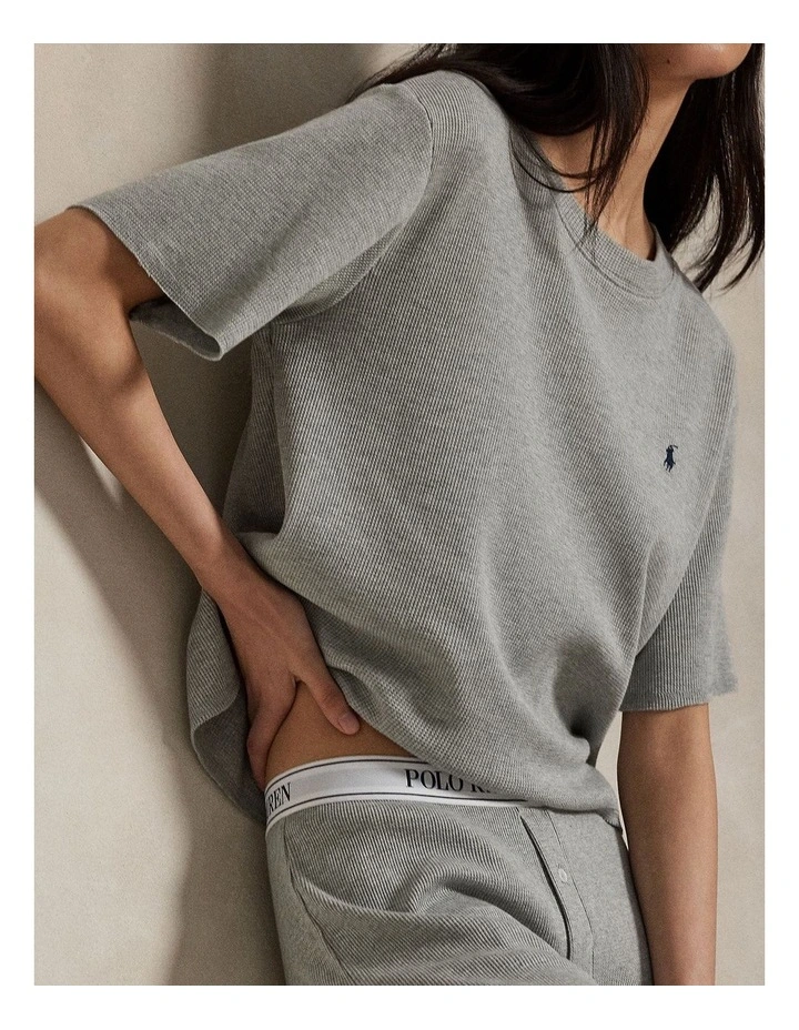 Club Waffle Long Sleeve Cotton Pyjama Set image 3