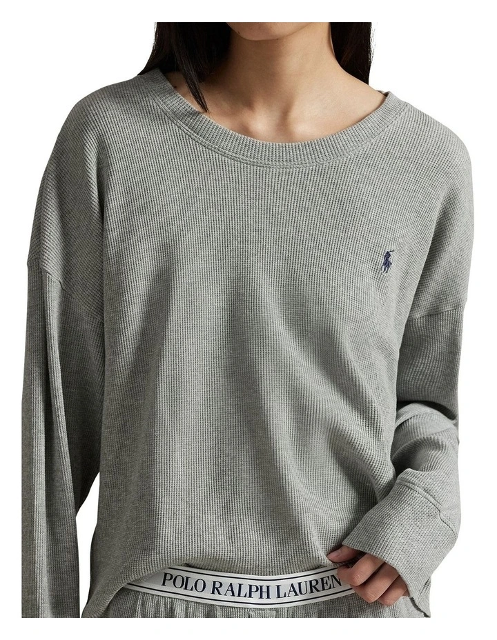 Club Waffle Long Sleeve Cotton Pyjama Set image 5