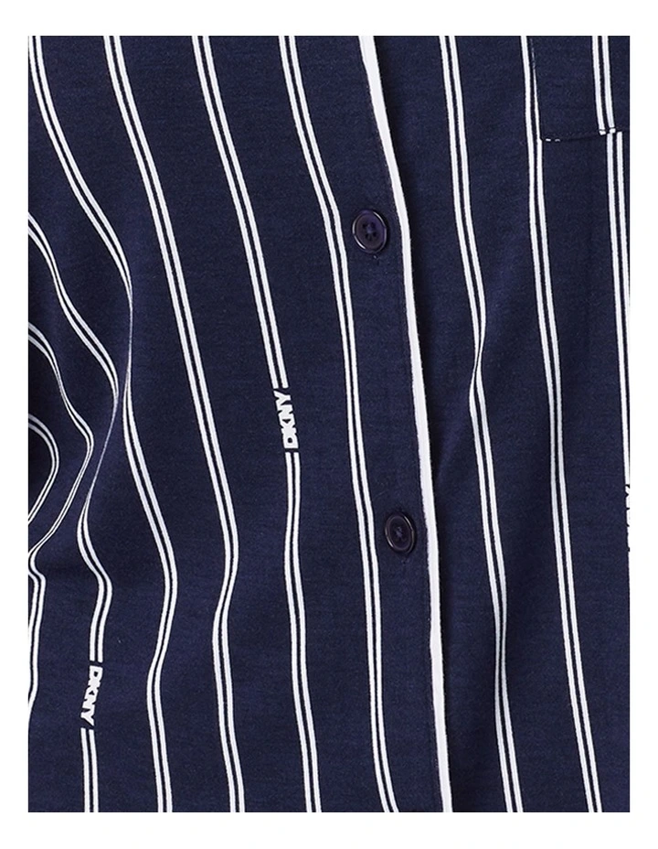 Viscose Jersey Button-Up Long Sleeve Long Pyjama Set image 5