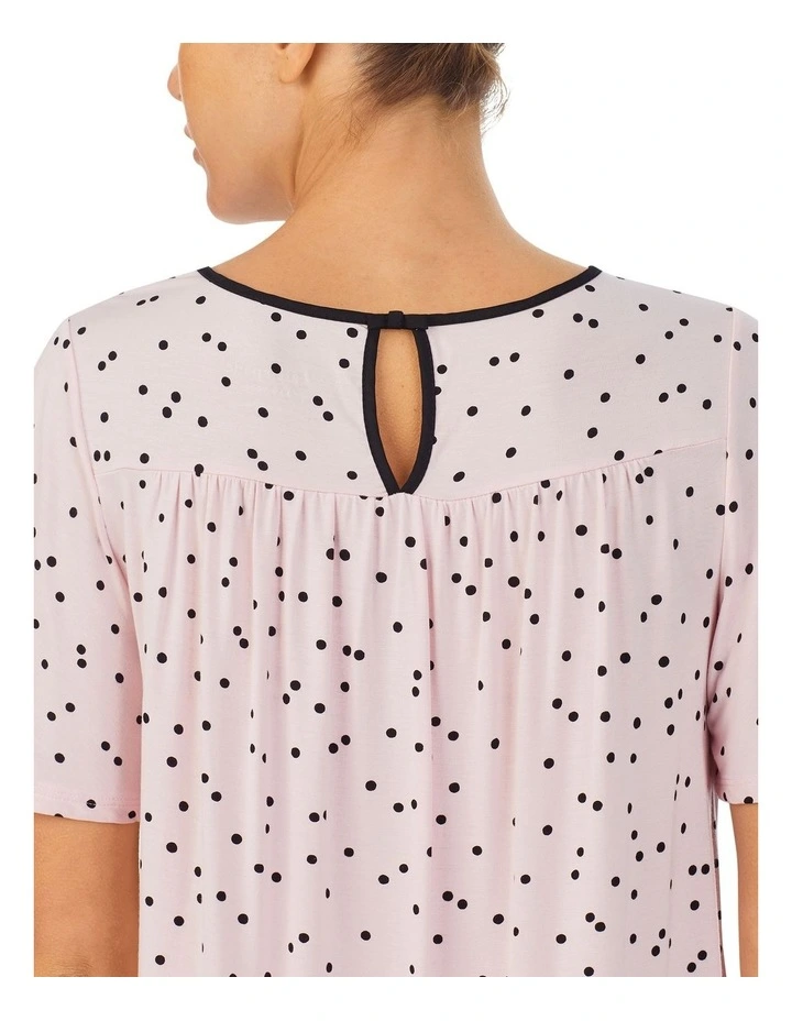 Modal Jersey Short Sleeve Cropped Long Pyjama Set image 5