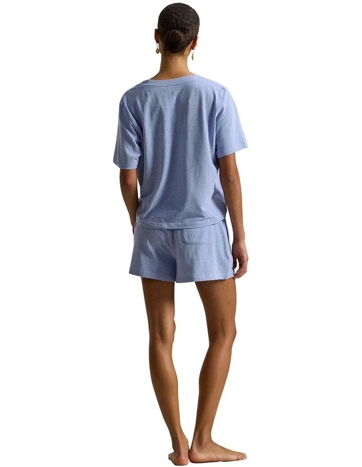 Knit Oxford Modal & Cotton Short Sleeve Tee & Short Set image 2