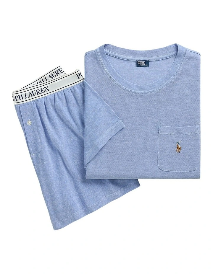 Knit Oxford Modal & Cotton Short Sleeve Tee & Short Set image 5
