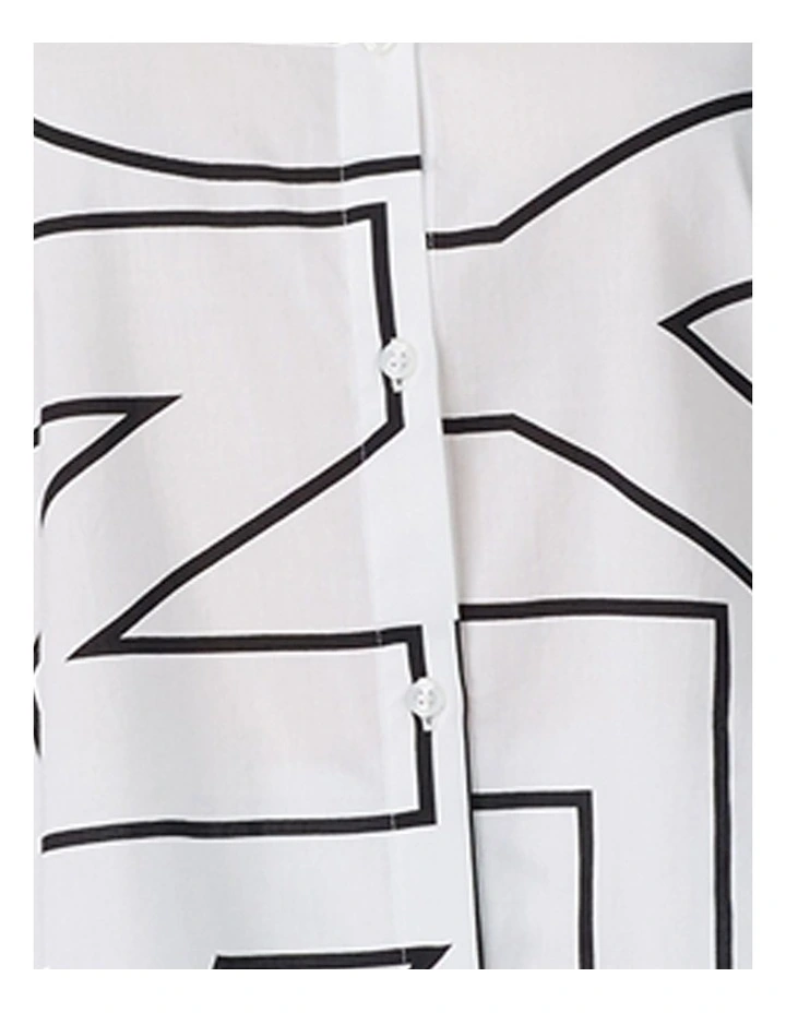 Cotton & Viscose Button Up Long Sleeve Long Pyjama Set image 5
