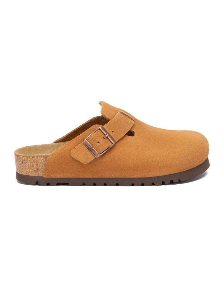 Australian Shepherd UGG Berrin Suede Buckle Clogs image 1