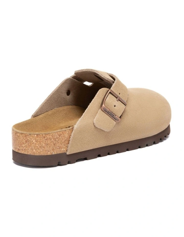 Australian Shepherd UGG Berrin Suede Buckle Clogs image 3