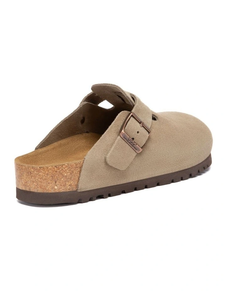 Australian Shepherd UGG Berrin Suede Buckle Clogs image 1