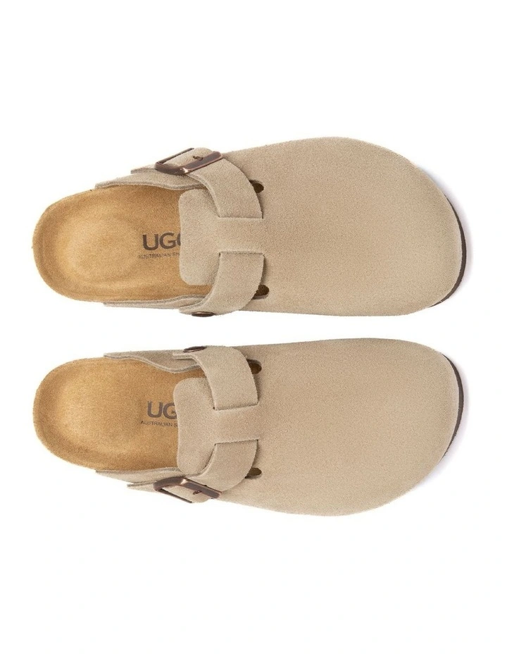 Australian Shepherd UGG Berrin Suede Buckle Clogs image 3