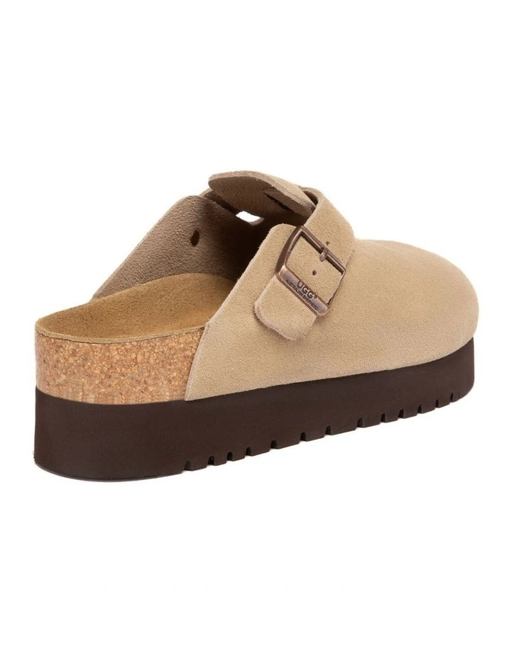 Australian Shepherd UGG Cow Platform Clogs Slippers image 3