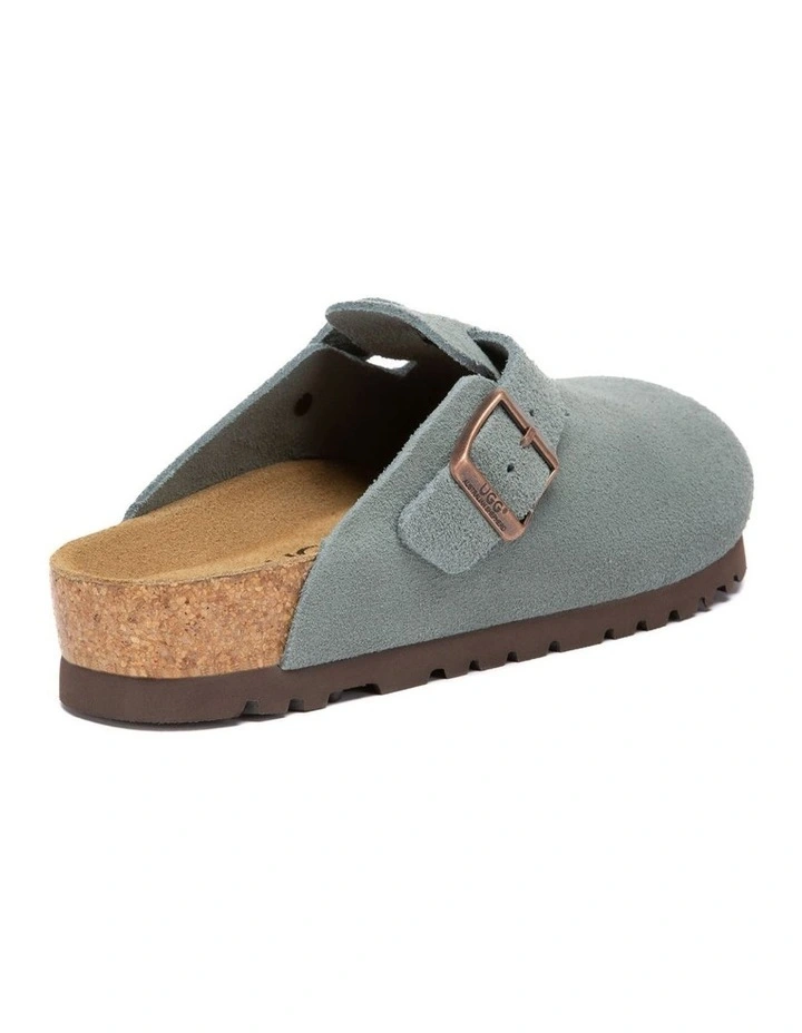 Australian Shepherd UGG Berrin Suede Buckle Clogs image 3