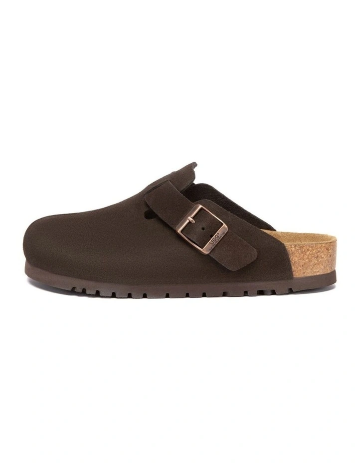 Australian Shepherd UGG Berrin Suede Buckle Clogs image 4