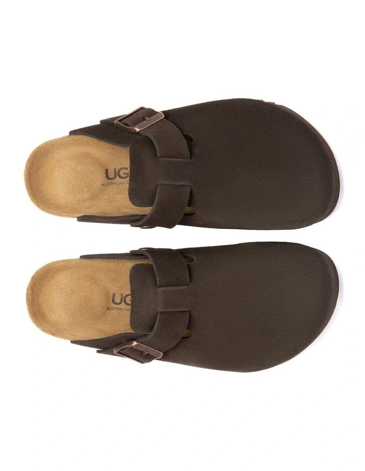 Australian Shepherd UGG Berrin Suede Buckle Clogs image 5