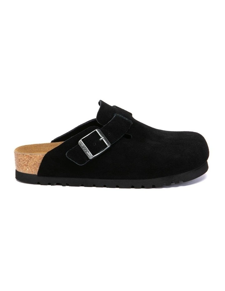 Australian Shepherd UGG Berrin Suede Buckle Clogs image 1
