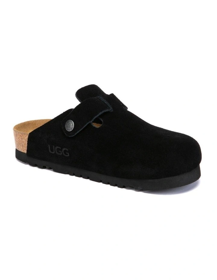 Australian Shepherd UGG Berrin Suede Buckle Clogs image 2