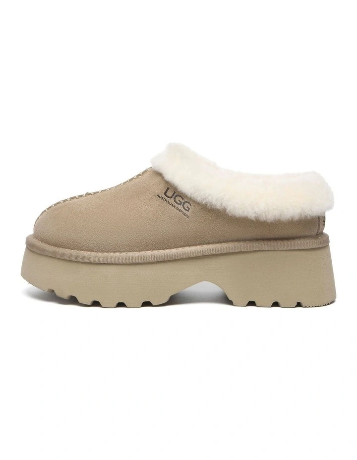 Australian Shepherd UGG Adrian Platform Slippers image 4
