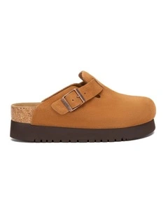 Australian Shepherd UGG Cow Platform Clogs Slippers