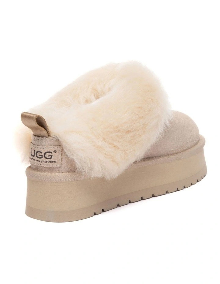 Australian Shepherd UGG Mianee Platform Slippers image 3