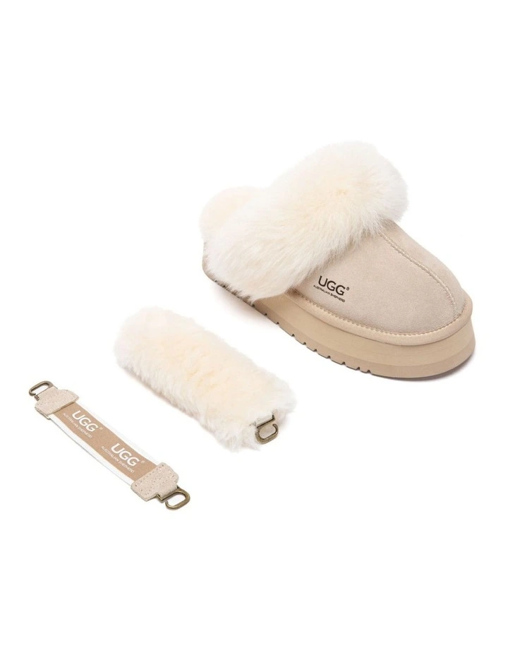 Australian Shepherd UGG Women Nordell Platform Slippers image 2