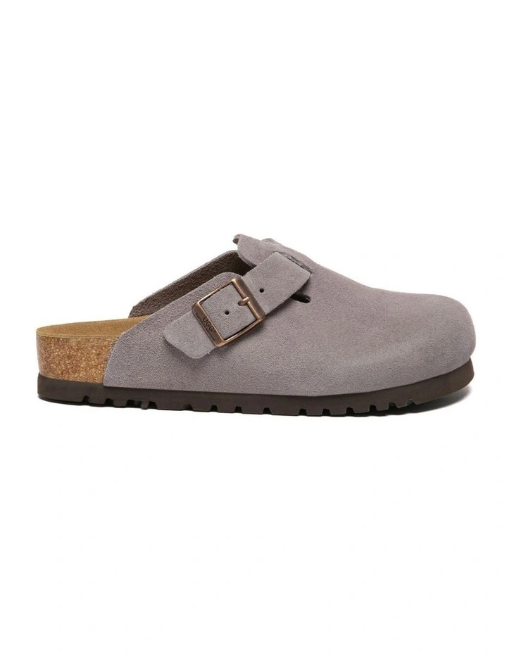 Australian Shepherd UGG Berrin Suede Buckle Clogs image 1