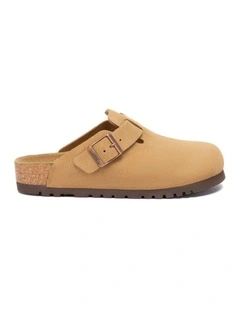 Australian Shepherd UGG Berrin Suede Buckle Clogs