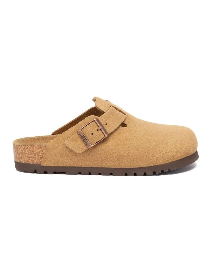 Australian Shepherd UGG Berrin Suede Buckle Clogs image 1