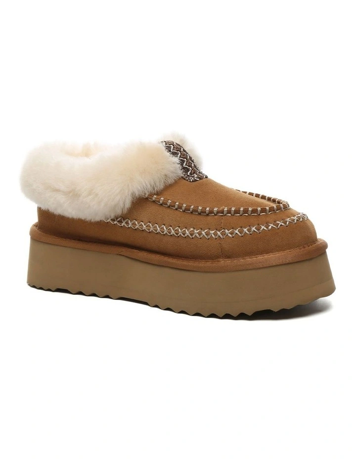 Australian Shepherd UGG Women Platform Santana Slippers image 2