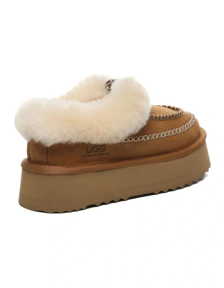 Australian Shepherd UGG Women Platform Santana Slippers image 3