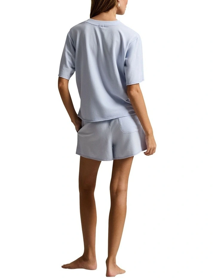 Club Terry Cotton Tee & Boxer Short Pyjama Set image 2