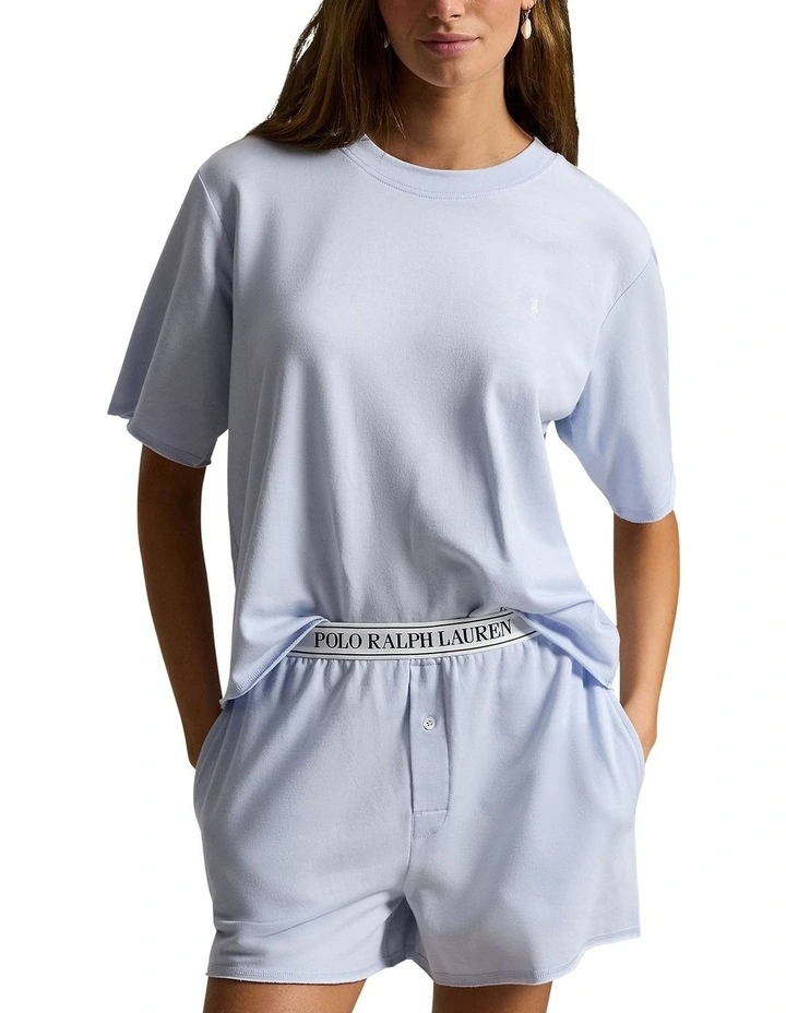 Club Terry Cotton Tee & Boxer Short Pyjama Set image 5