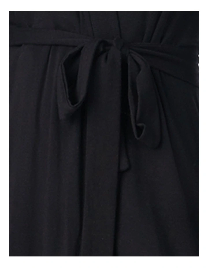 Cotton & Viscose Jersey Short Dressing Gown Lounge Robe image 5