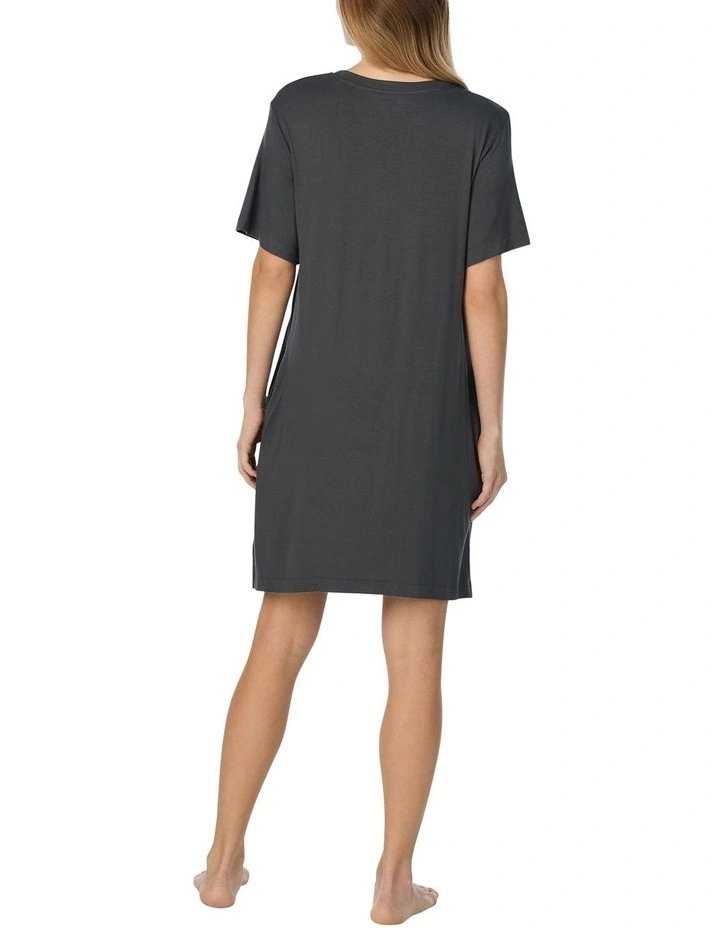 Viscose Jersey Short Sleeve T-Shirt Nightgown image 2
