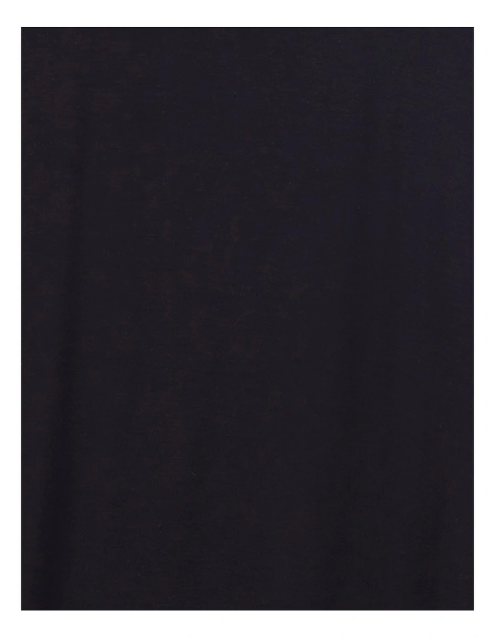 Modal Jersey 3/4 Sleeve Short Sleepshirt Nightgown image 6