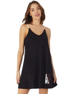 Cotton & Viscose Jersey Short Chemise Nightgown