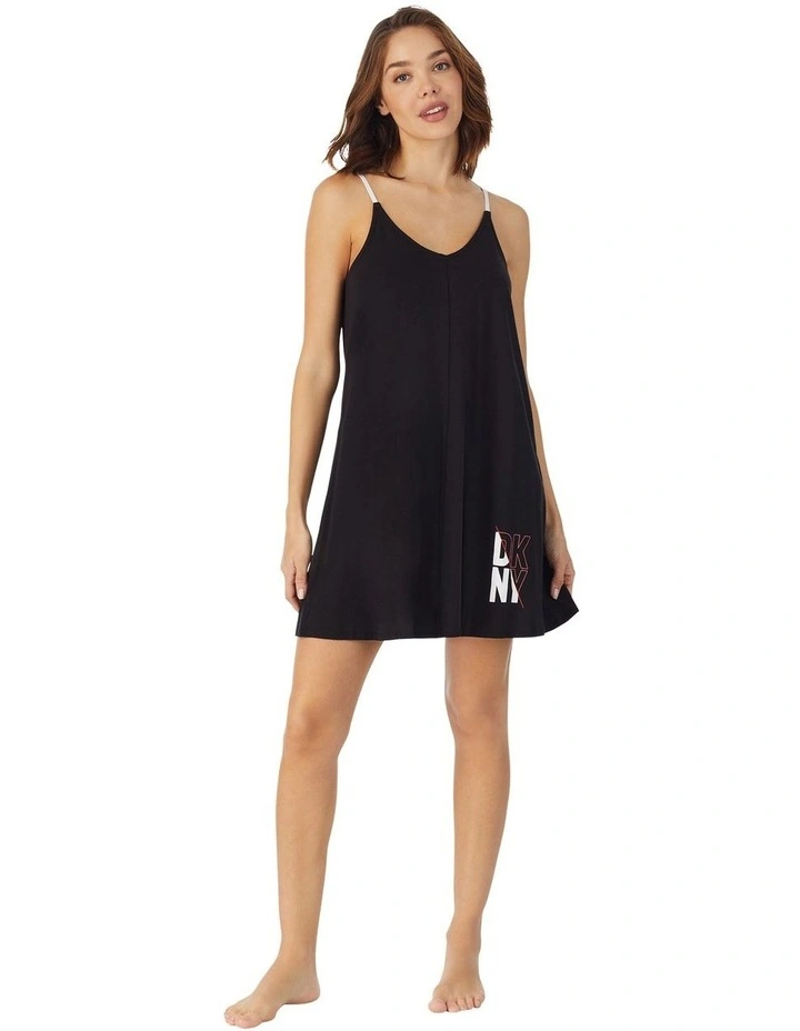 Cotton & Viscose Jersey Short Chemise Nightgown image 4