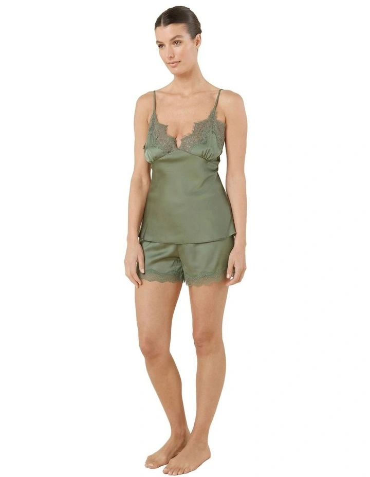 Heather Silky Satin Cami and Short Set image 3