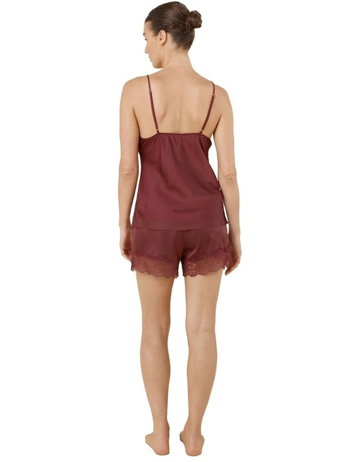 Heather Silky Satin Cami and Short Set image 2