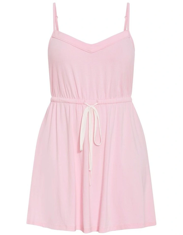 Plus Size Cara Sleep Chemise in Baby Pink image 3