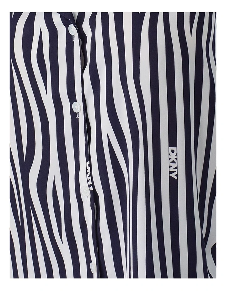 Satin Button Up Long Sleeve Long Pyjama Set image 5