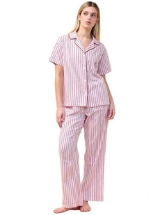 Lisa Stripe Long Pant PJ Set