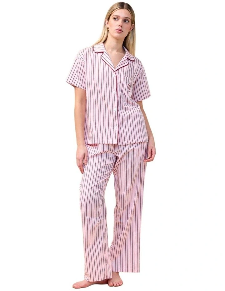 Lisa Stripe Long Pant PJ Set image 1