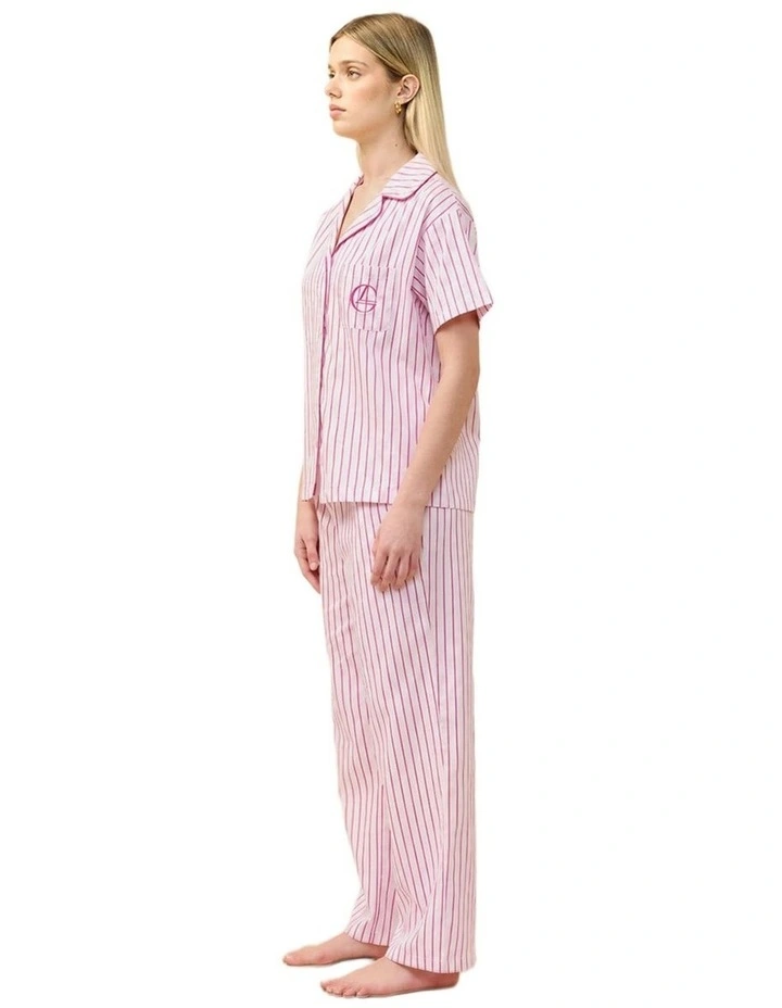 Lisa Stripe Long Pant PJ Set image 3