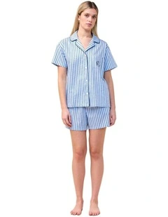 Poppy Stripe Short PJ Set
