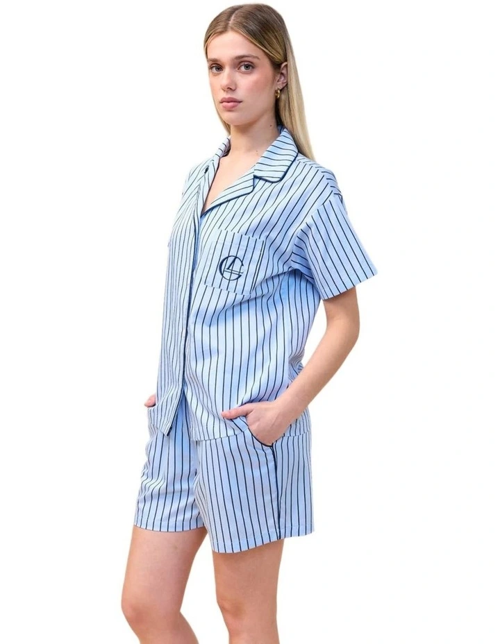 Poppy Stripe Short PJ Set image 3