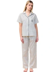 Lisa Stripe Long Pant PJ Set