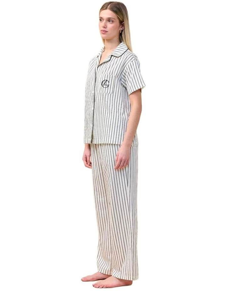 Lisa Stripe Long Pant PJ Set image 3
