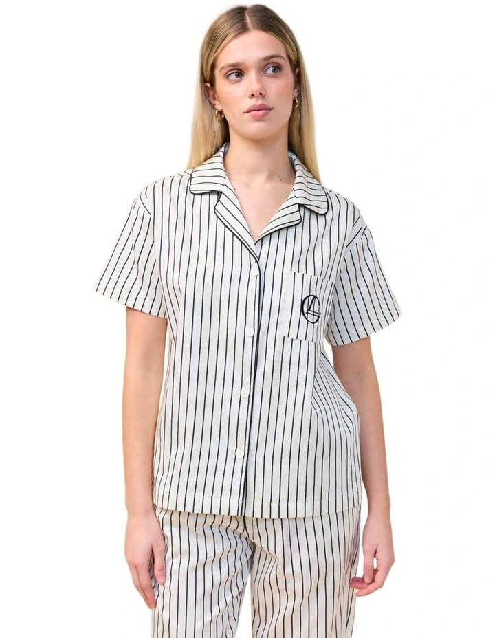 Lisa Stripe Long Pant PJ Set image 4