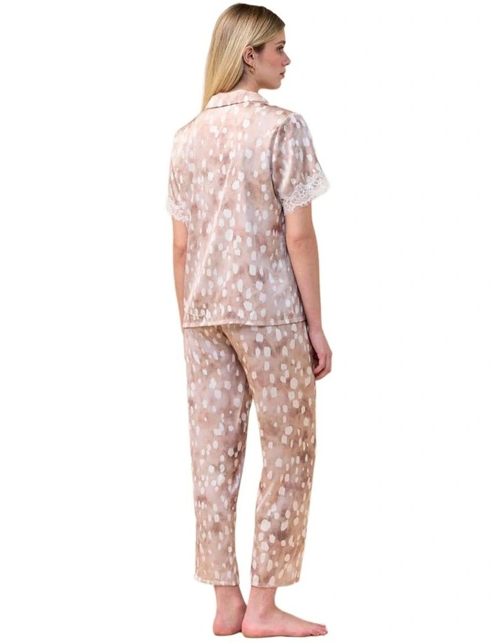 Millie Brown Spot Long PJ Set image 2